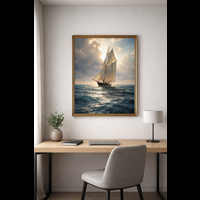 Tranh Thuận Buồm Xuôi Gió phong cách bàng bạc triết lý lòng người giữ hướng